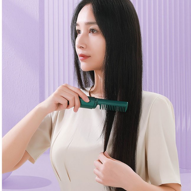 Wireless Mini Hair Straightening Comb Student Curling and Straightening