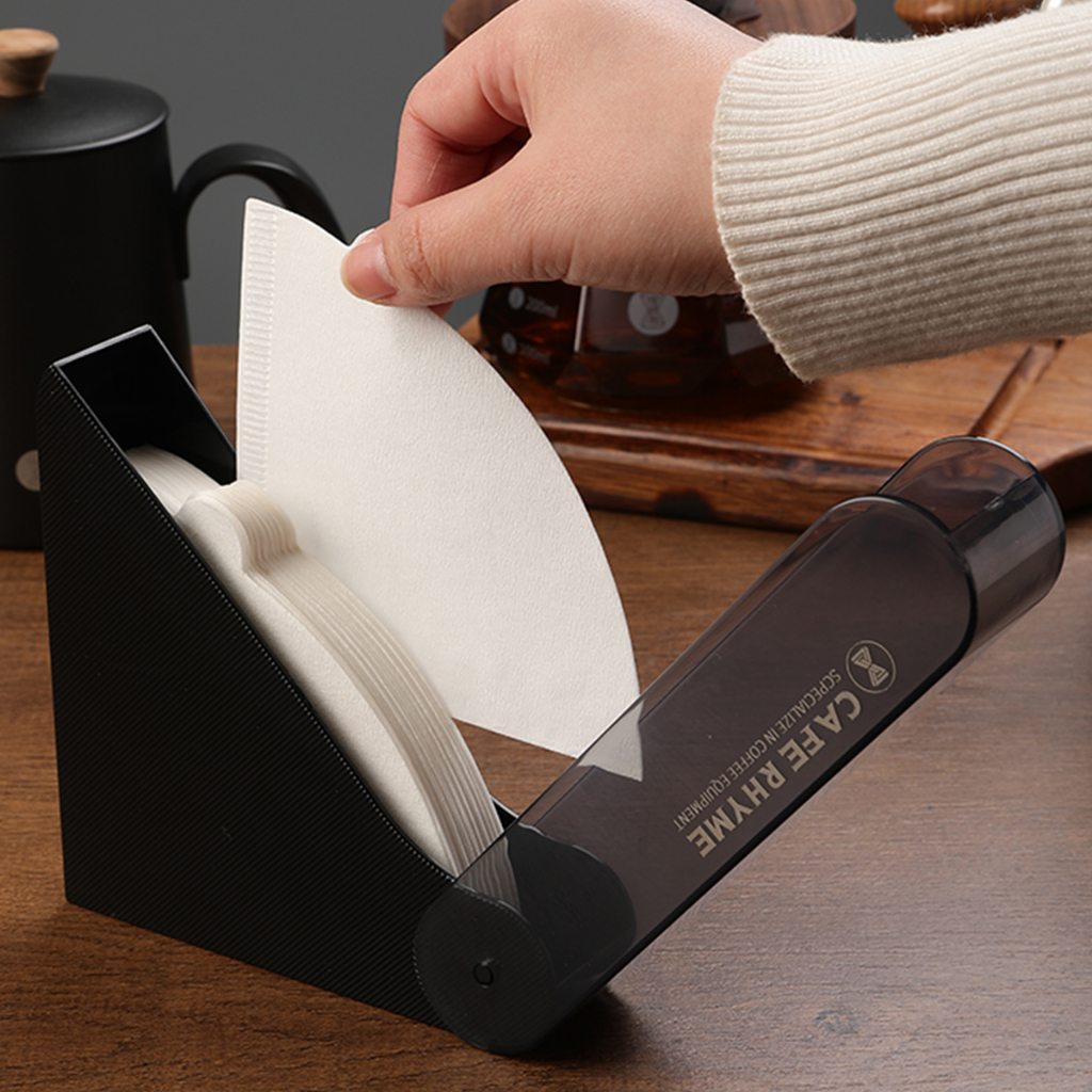 Coffee Filter Paper Holder Reusable Coffee Filter Storage Box with ...