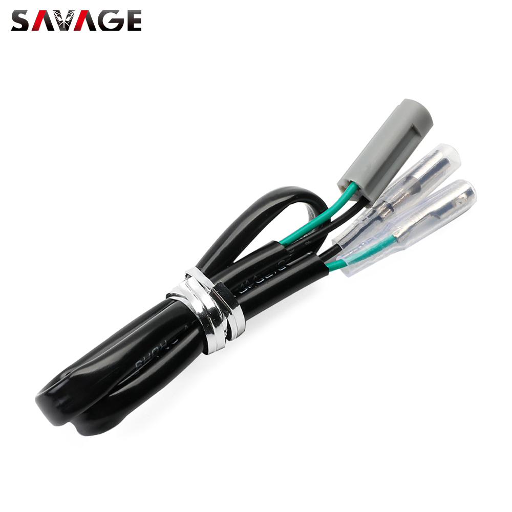 License Plate Light Wire Adapters Plug Connector Cables For YAMAHA FJ09 MT 09 SP TRACER 900 GT