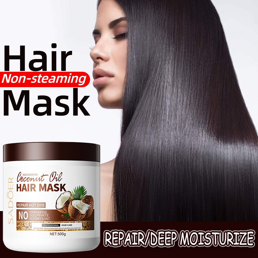 SADOER Coconut hair mask Nourishing conditioner creamsilk conditioner ...