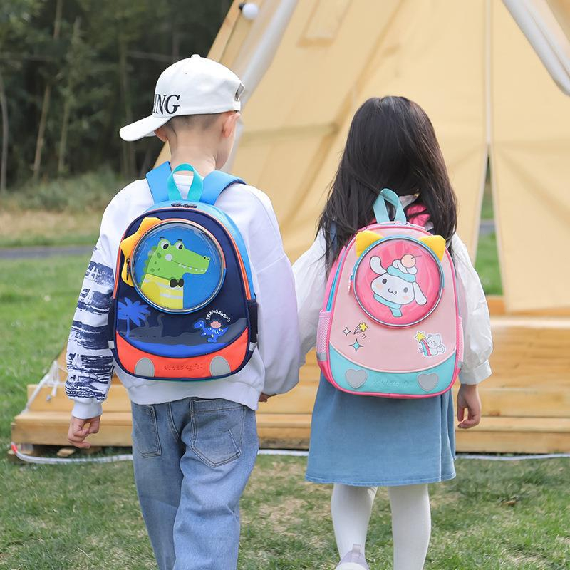 Kawaii Children's Backpack 2023 Cartoon Kid School Bags For Girls boys  Oxford Cloth Waterproof Bookbag Large capacity Orthopedics Bookbags