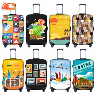 Custom Luggage Protective Cover for 18-28 Inch Personaliz Name Thick  Elastic Suitcase Dust Cover Trolley Case Travel Accessories