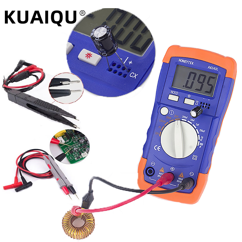 Lc Meter Multimeter Digital Professional Capacitor Tester Check