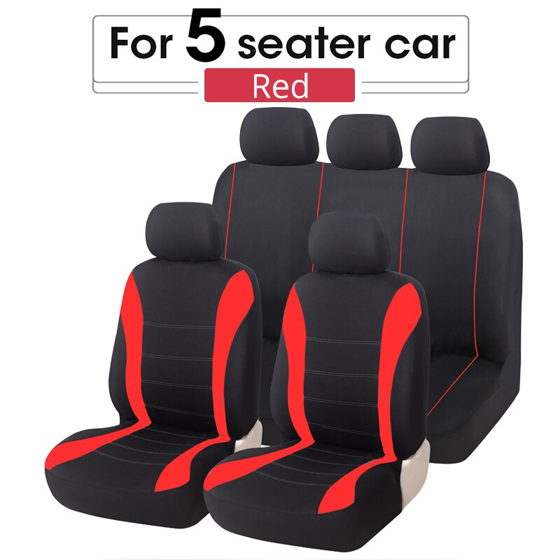 9Pcs 5Seats Mitsubishi Car Seat Cover Mirage G4 Xpander Pajero Car Seat Cover Front + Rear Seat