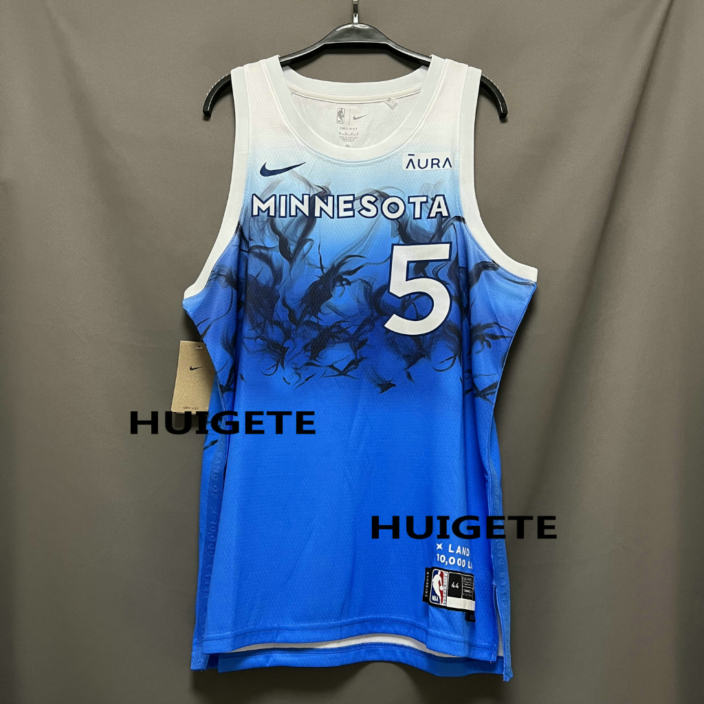 【High Quality】202324 Men's New Original Timberwolves 5 Anthony