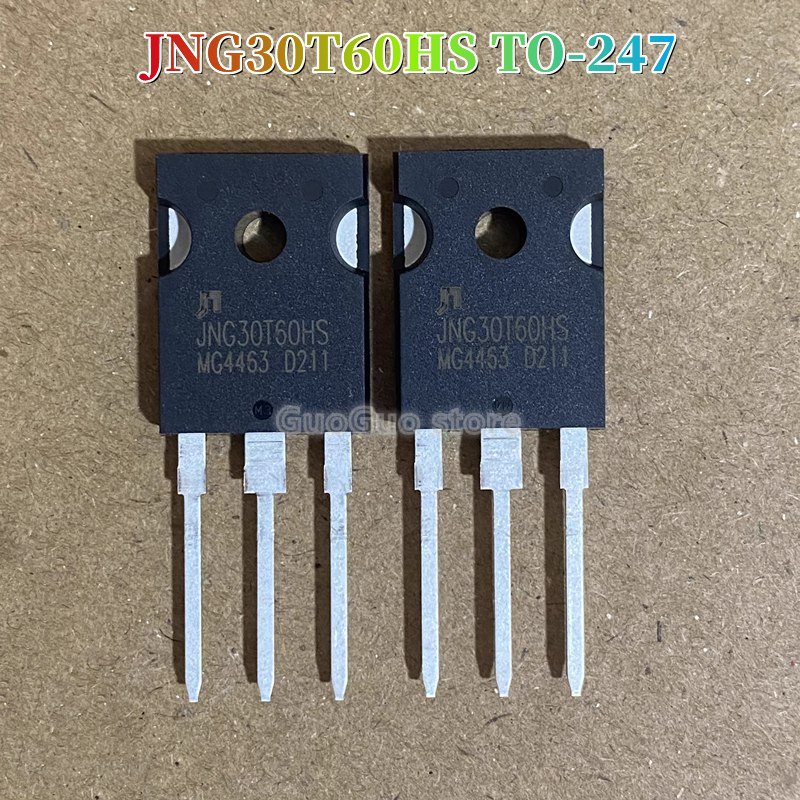 Lot De 2 IGBT FGP30N6S2 Fairchild - 600V 45A 167W, Format TO220AB (compatible Chips Gate)