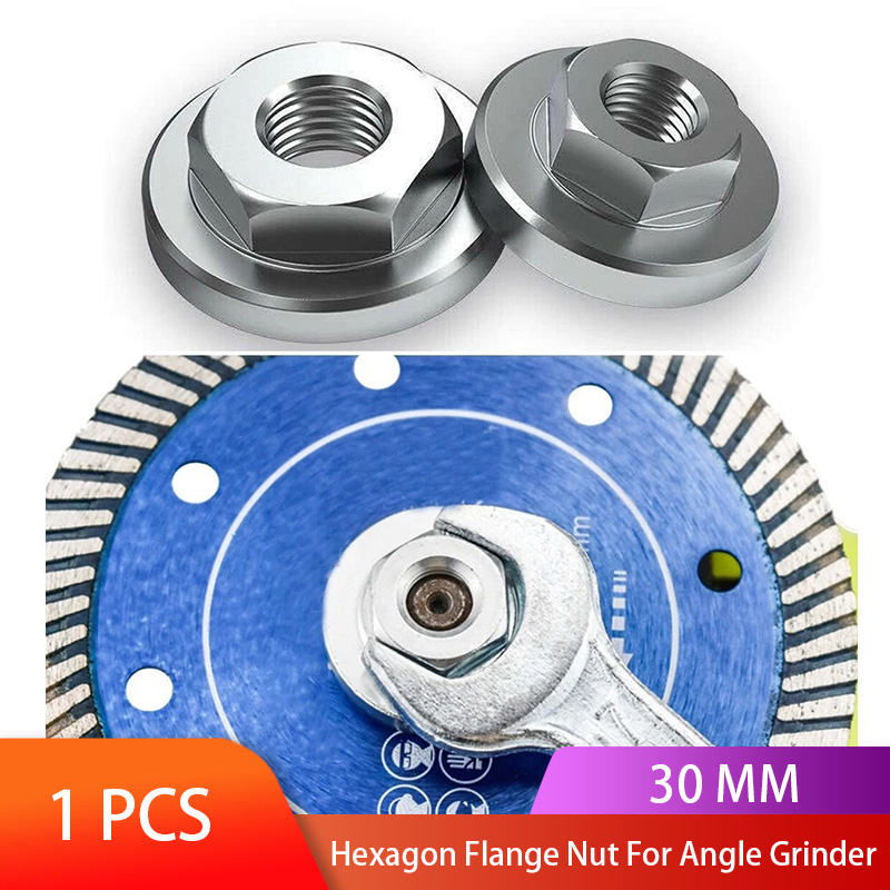 Hexagon Flange Nut For Angle Grinder Disc M10 Quick Change Locking