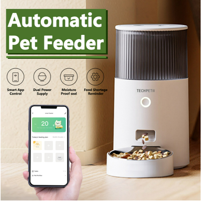 Mini Automatic Pet Feeder Automatic Cat feeder Cat Dog&Cat Feeder Pet ...