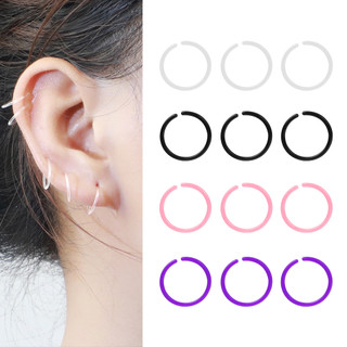 Kit 38 Piercing Trasparenti In Bioflex Acrilico – Retainer Per Naso, Tragus, Labbro, Setto E Cartilagine, Ideali Per Scuola O Lavoro
