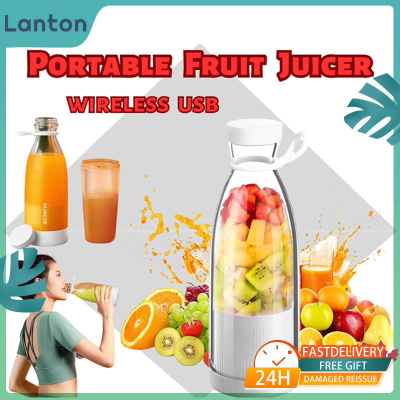Lanton Lanton Juicer Blender Portable Mini Electric Blender 420ml ...
