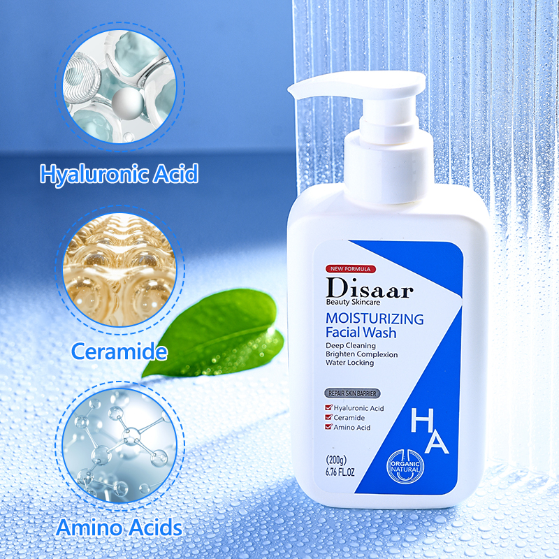 Disaar hyaluronic acid Facial cleanser Oil control anti acne deep
