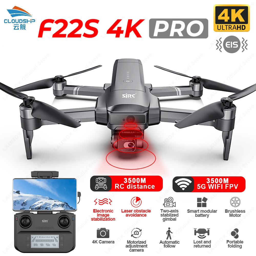 Original SJRC F22/F22S 4K PRO GPS Drone Laser Version Gimbal Camera ...
