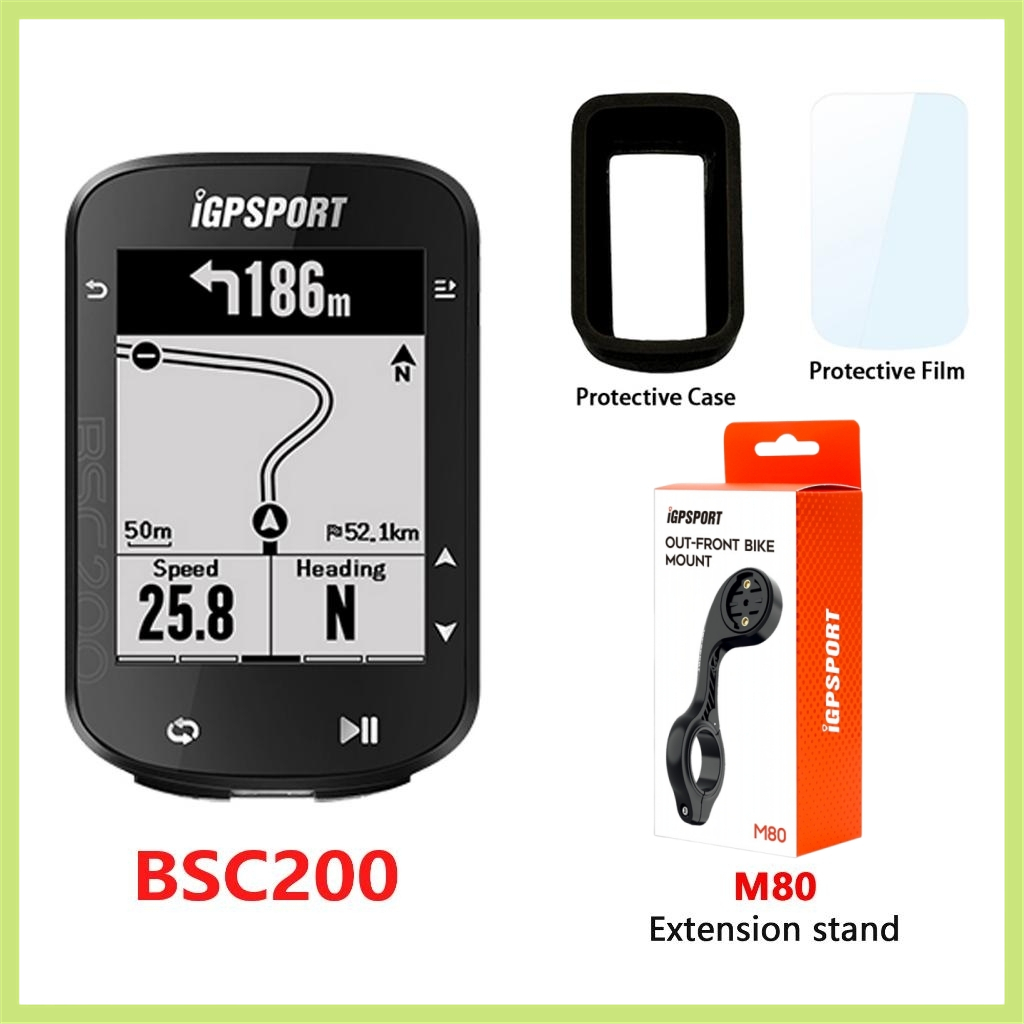 IGPSPORT BSC200 Bicycle Computer Outdoor Riding Odometer Candence ...