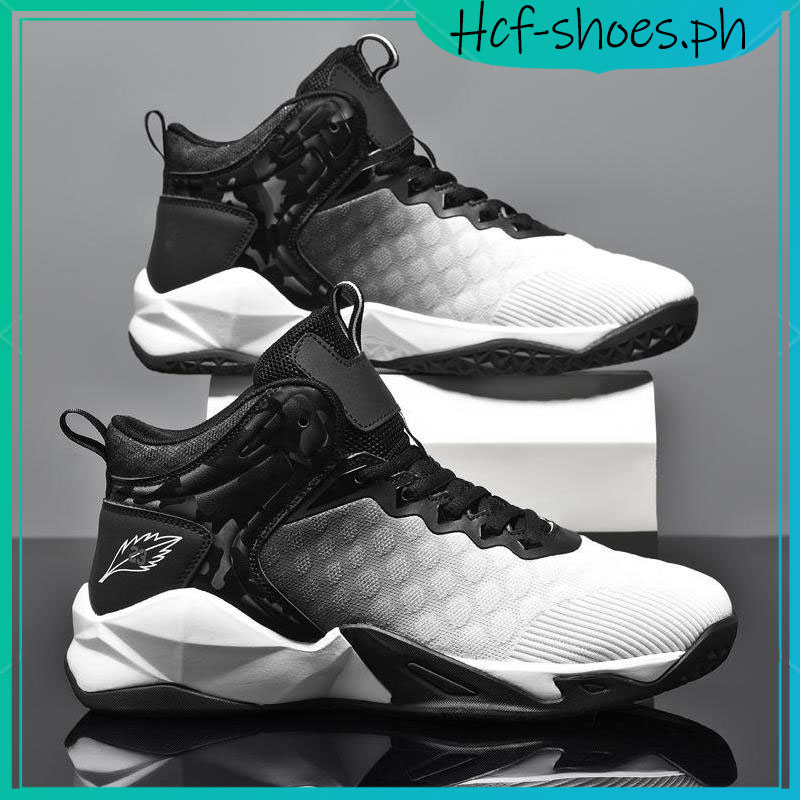 KIKI Sports Sneakers high cut basketball Shoes For Men And Women rubber