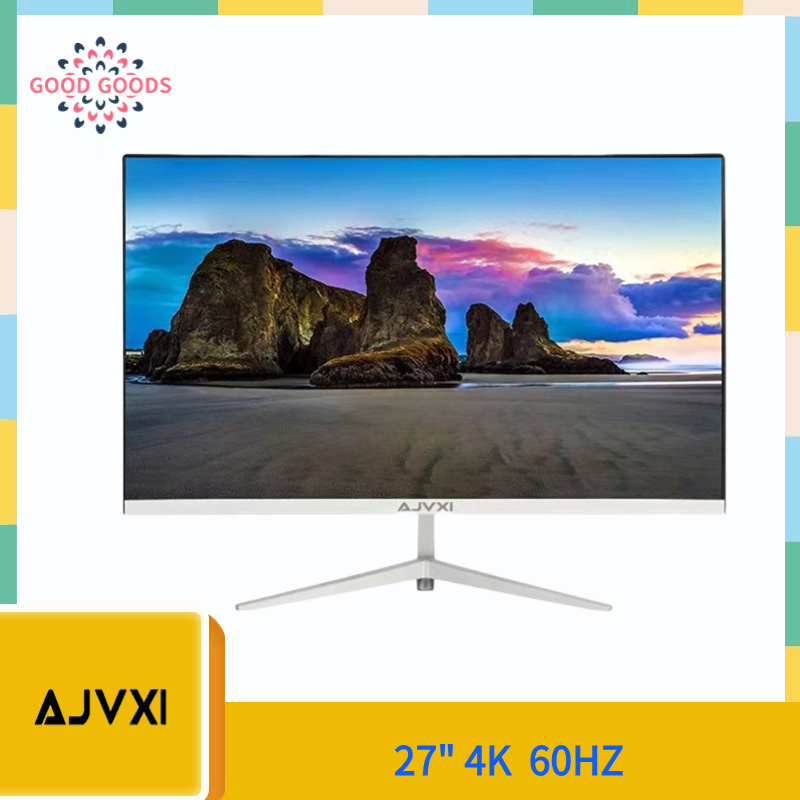 Ajvxi 27 Inch 4K 60HZ Borderless Straight Surface LCD 4K HD Computer ...