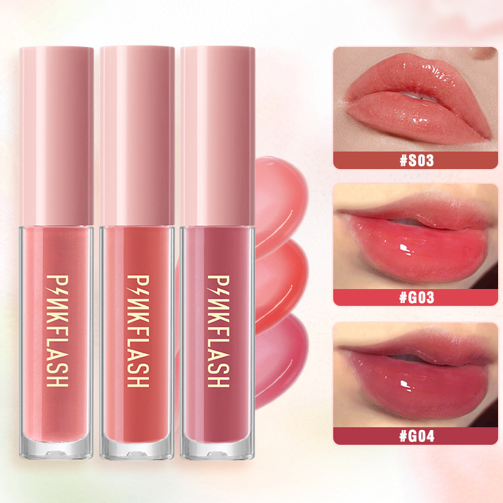 PINKFLASH 3PCS Lip Set OhMyKiss Matte Liquid Lipstick Soft VE ...