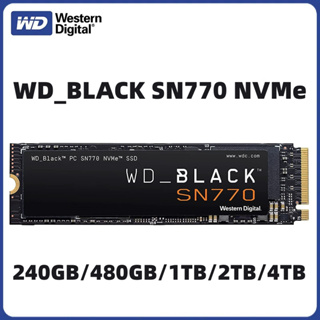 Western Digital WD_BLACK 2TB SN770 NVMe Internal Gaming SSD Solid State  Drive - Gen4 PCIe, M.2 2280, Up to 5,150 MB/s - WDS200T3X0E