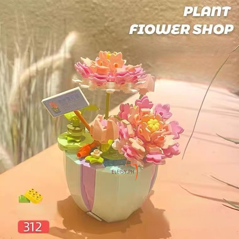 From PH Building Blocks Flower Bouquet Kit Chrysanthemum Artificial ...