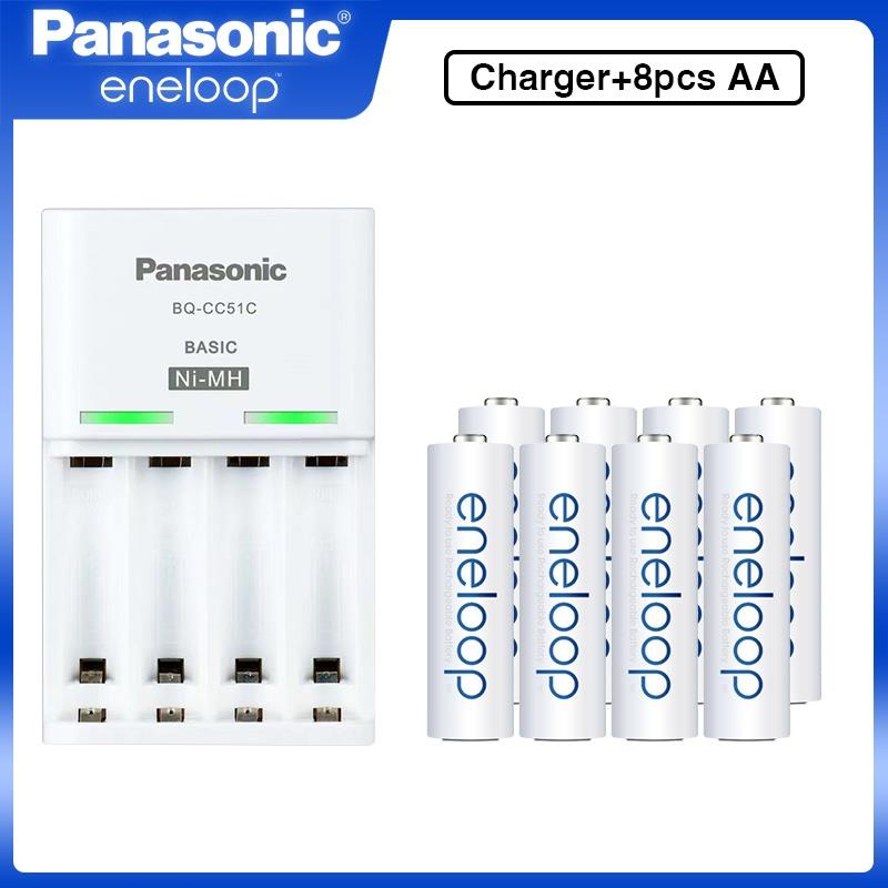 Panasonic Eneloop Original Charger Bq Cc51 With Aa Aaa Rechargeable