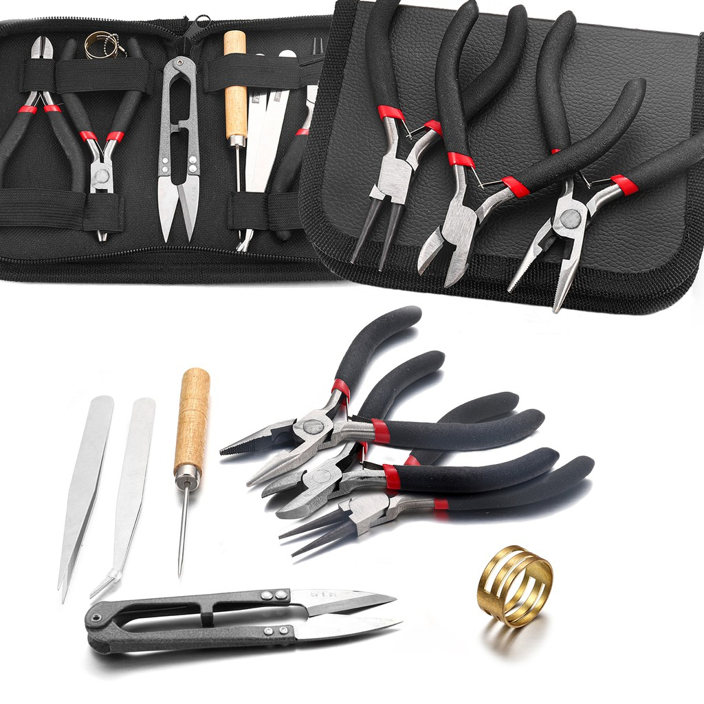 St.kunkka 1 Set Jewelry Making Tool Set Pliers Set Stainless Steel