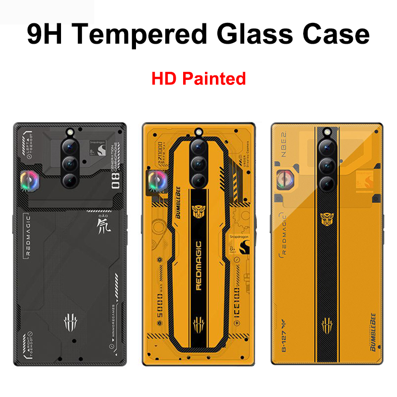 For ZTE Nubia Red Magic 8 Pro Case For Red Magic 8s Pro Plus Tempered ...
