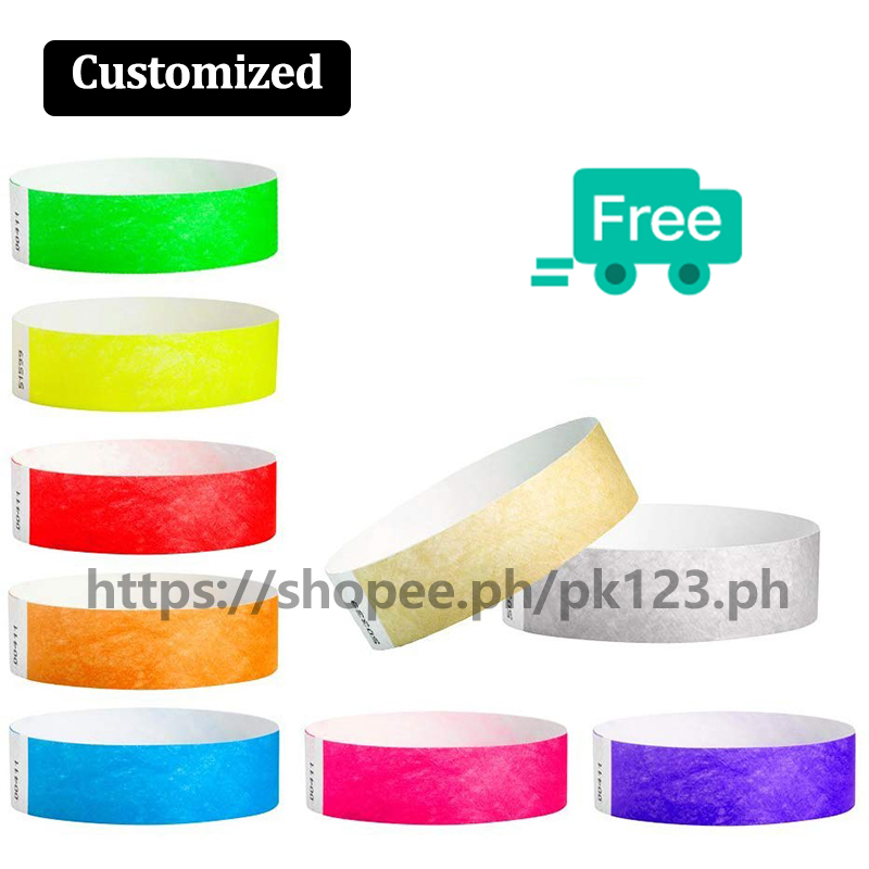 100pcs Events Wristband Hand Bands For Swimming Party Resort Strap ...