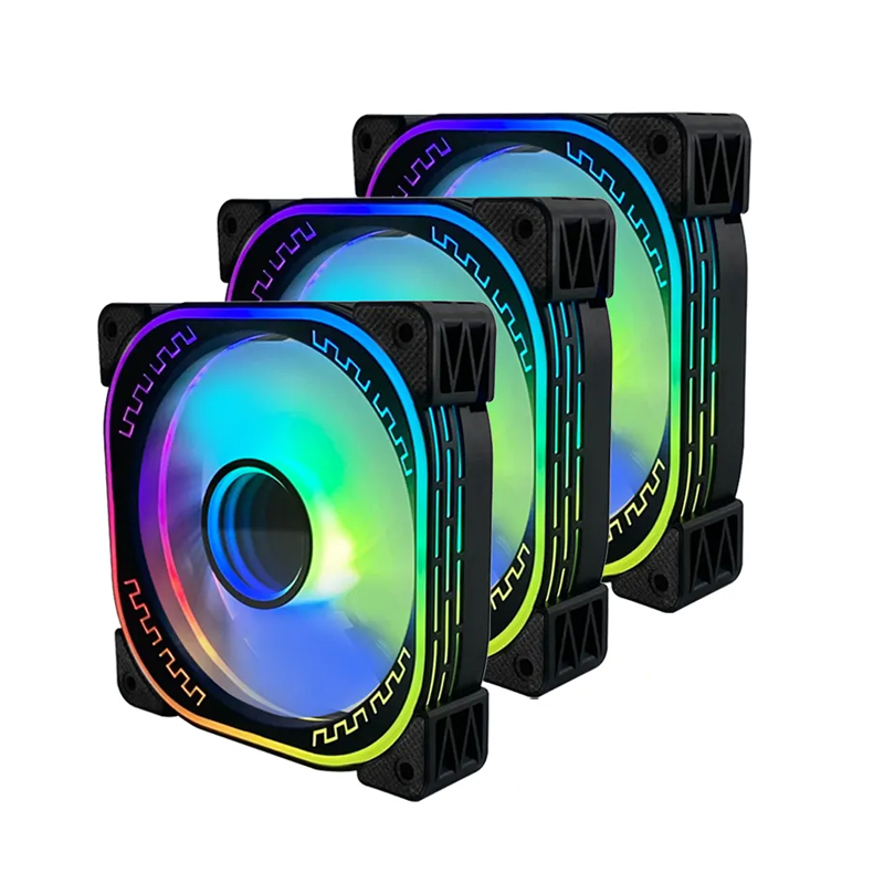 12V 120mm 4Pin PC Gamer Computer Case Fan Heatsink Cooler ARGB Silent ...