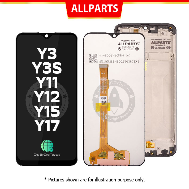 Allparts Lcd Display For Vivo Y11 Y12 Y15 Y17 2019 Y3 Touch Screen