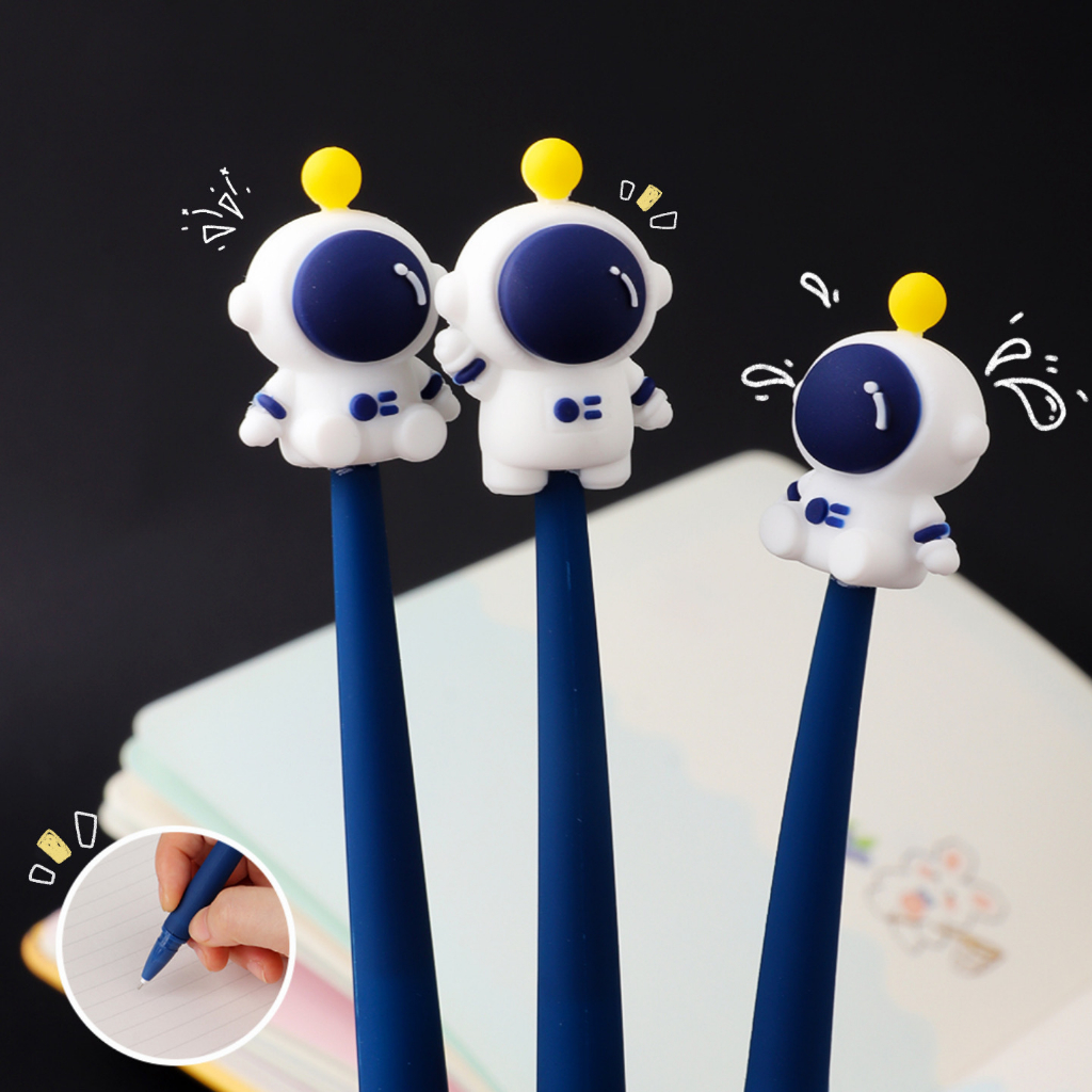 Penlab 1pcs Space Astronaut Shake Gel Pen 0.5mm Ballpoint Black Color ...