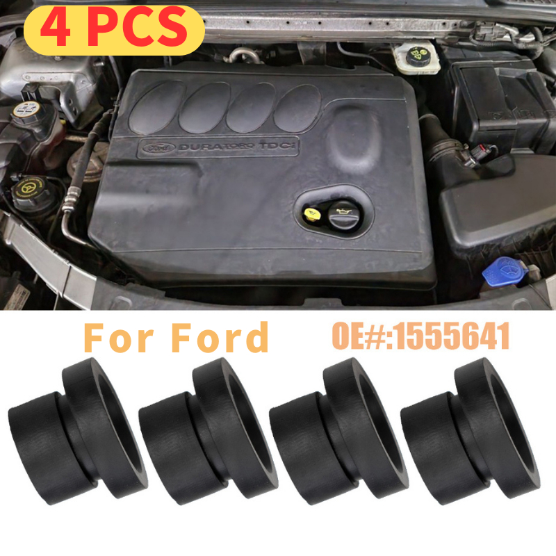 4Pcs Engine Top Cover Rubber Cushion For Ford Mondeo Mk4 4 Focus 2 MK2