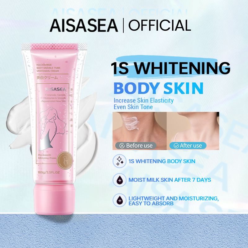 AiSASEA Whitening Body Lotion 100g Niacinamide Moisturizer Instant