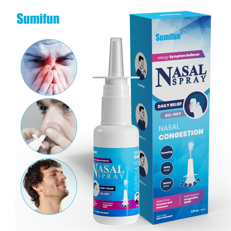 Sumifun Nasal Care 30ml Spray Chronic Rhinitis Sinusitis Treatment 6pcs ...