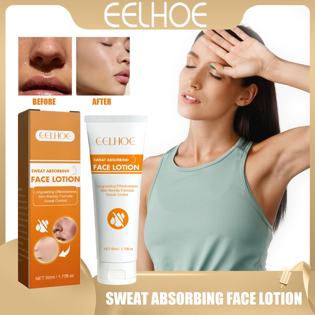 Eelhoe Sweat Absorbing Face Lotion Face Antiperspirant Breast Lotion