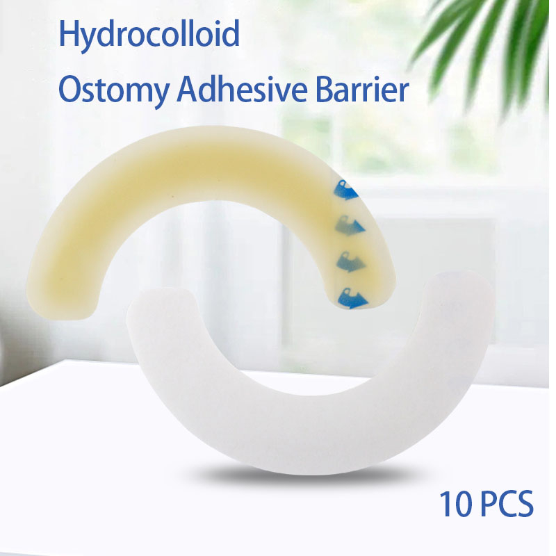 20 Pcs Elastic Ostomy Barrier Strips Medical Grade Hydrocolloid