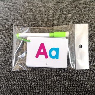Baby Preschool English Learning Flash Cards Educational Alphabet ABC ...