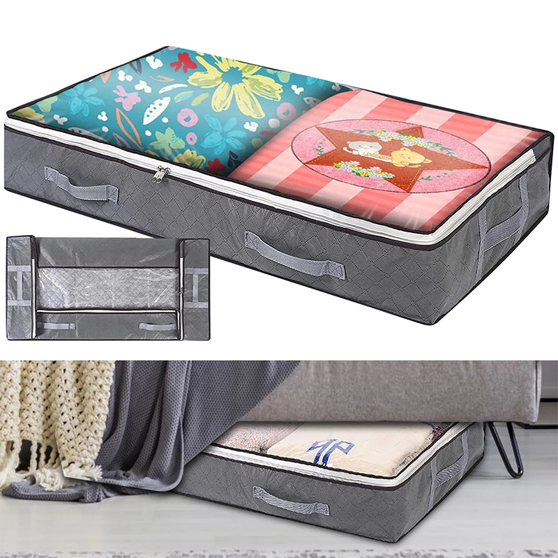 Under Bed Storage Bags Underbed Storage Containers with Reinforced