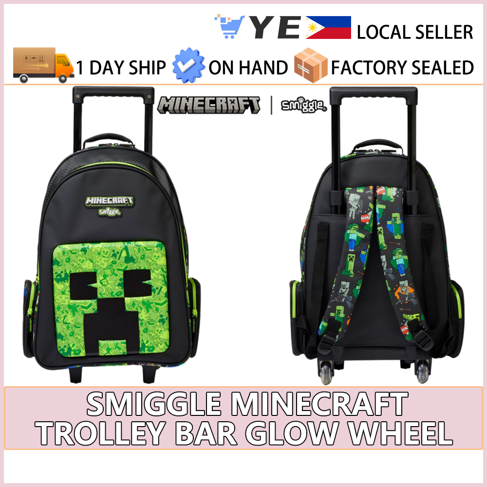 Minecraft trolley outlet school bag