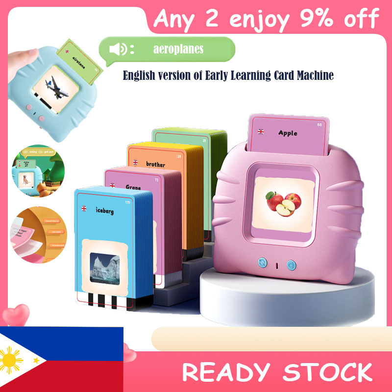 Educational Toys For Kids Flash Card Reader Early Education Portable 