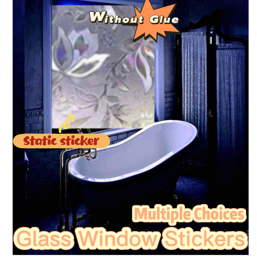 Customizable Window Film Tinted Frosted Glass Sticker White Frosted
