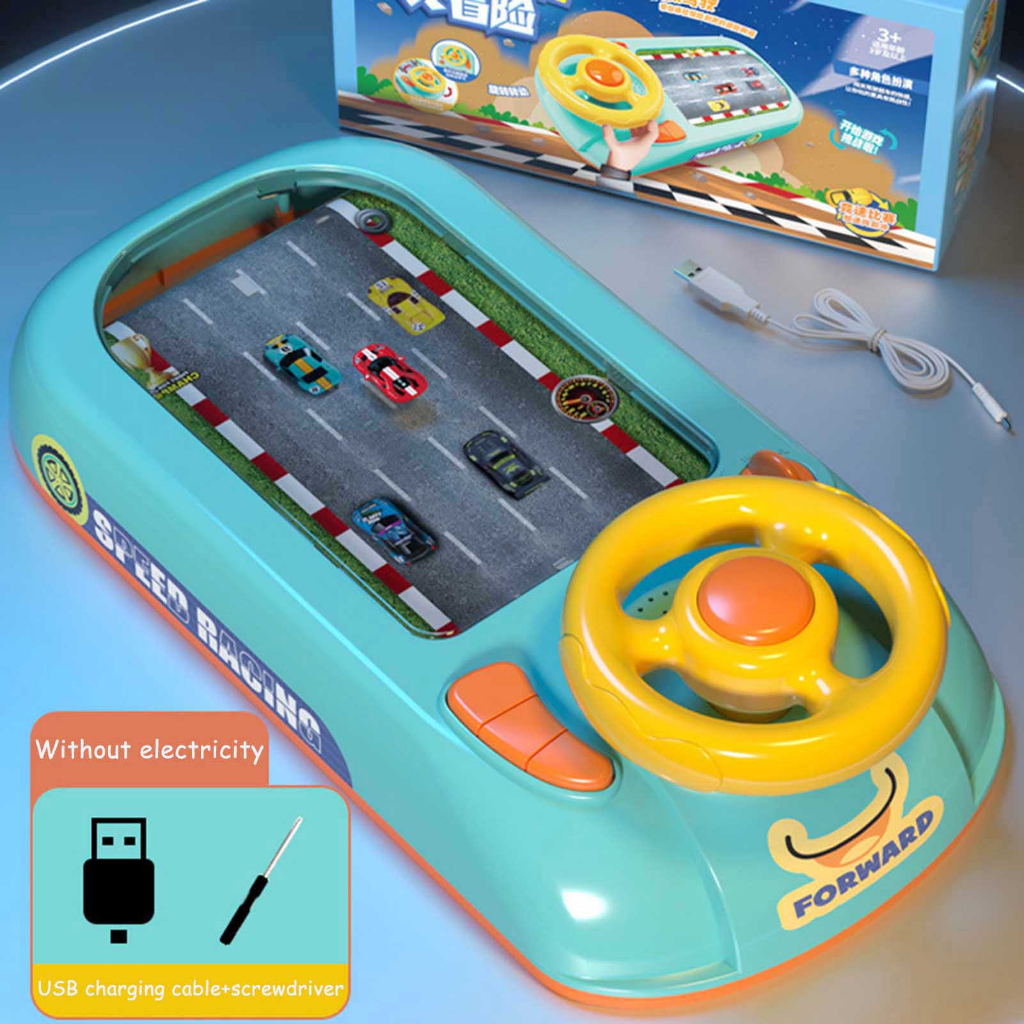 Interactive Steering Wheel for Kids - 2024 New Driving Steering Wheel Toy, Kids Steering Wheel