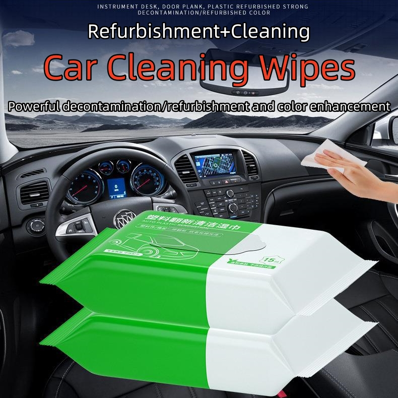 Car Cleaning Wipes Plastic Refurbishment Cleaning Wipes Refurbishment