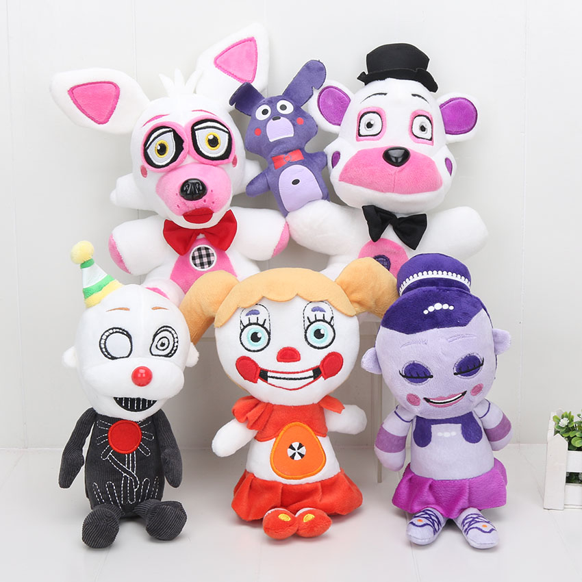 25cm Five Nights At Freddy's Plush Toys Sister Location FNAF Funtime ...