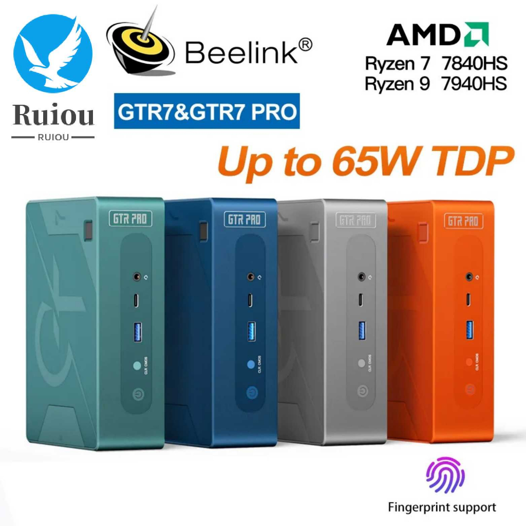 Beelink GTR7 Pro AMD Ryzen 9 7940HS Gaming Mini PC Up to 65W TDP ...
