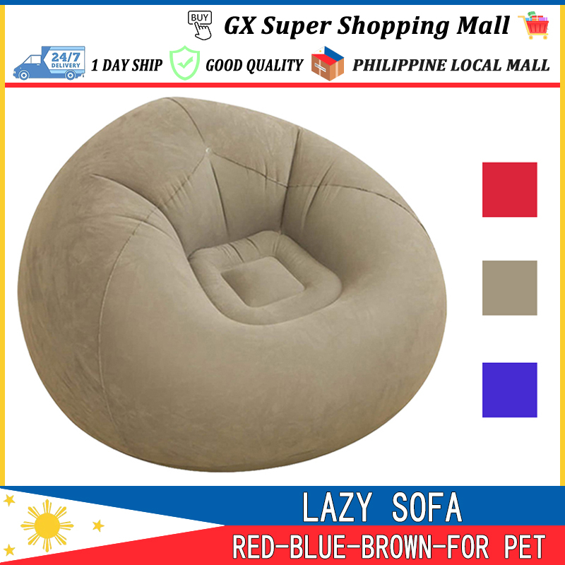 【PH】Lazy Inflatable Sofa Chairs Thickened PVC Lounger Seat Tatami Bean