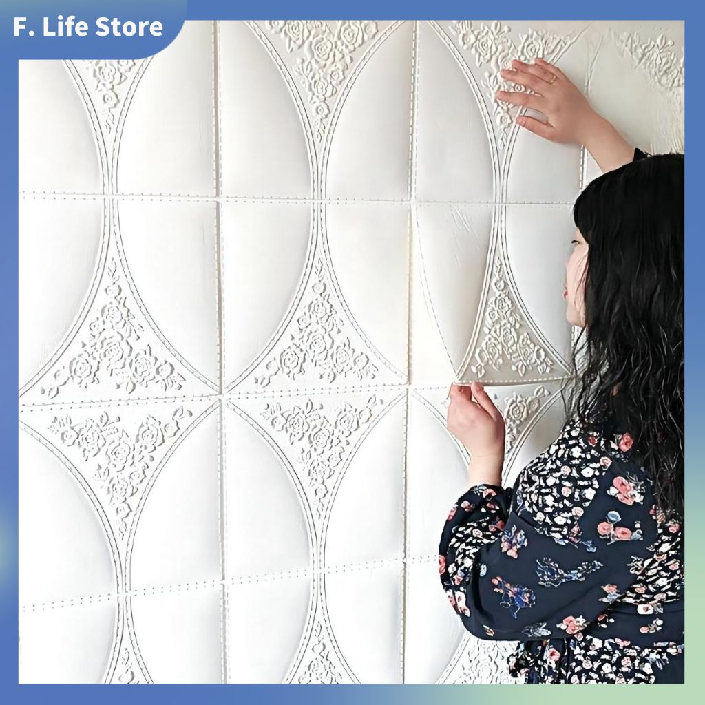 【Fast Delivery】Wallpaper 3D Brick Waterproof Wall Stickers Foam Wall