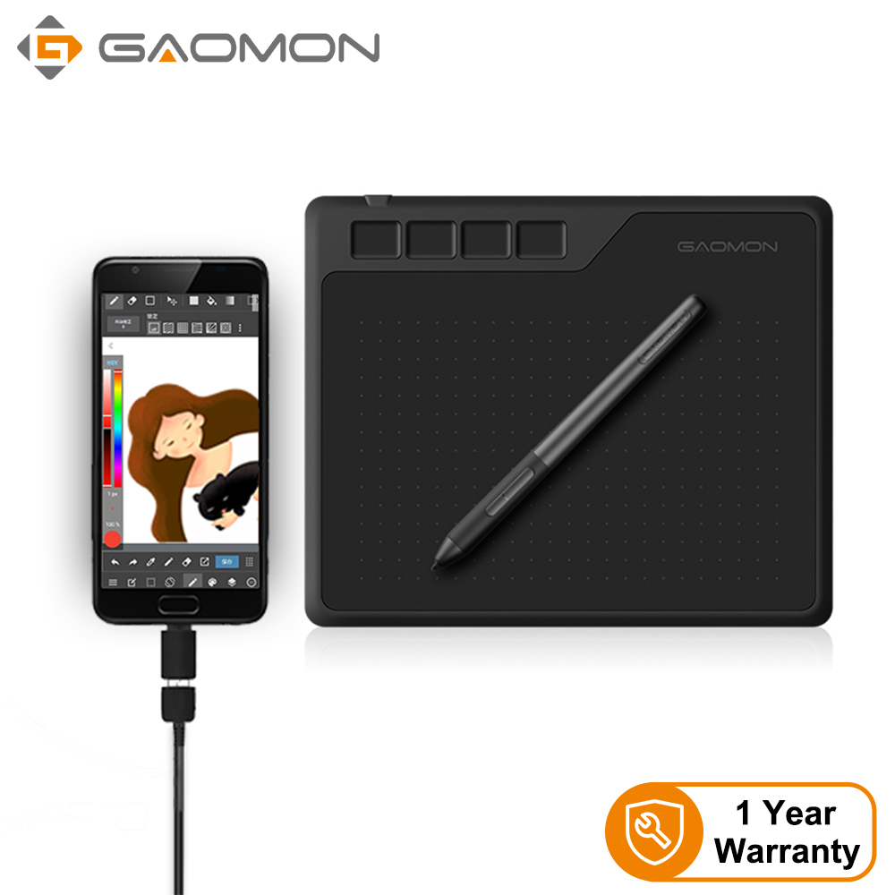 Gaomon S620 Graphics Tablet X Inches Pen With Express Keys