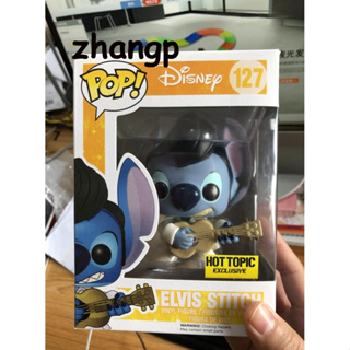 Funko Pop 127 Disney Elvis Stitch Exclusive Vinyl Model Toys