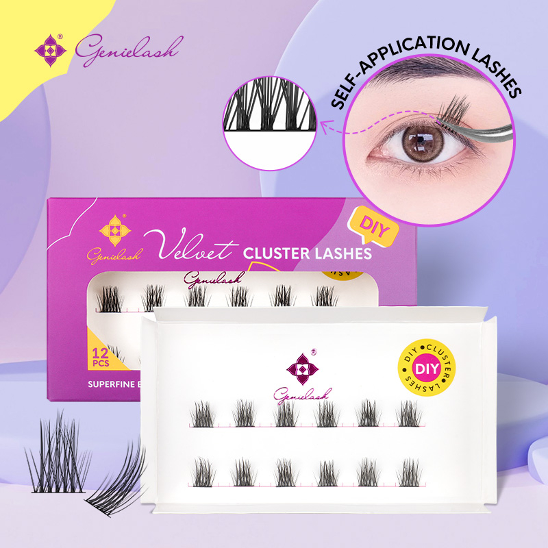 Genielash Superfine Band Eyelash Extensions by Yourself Segmented