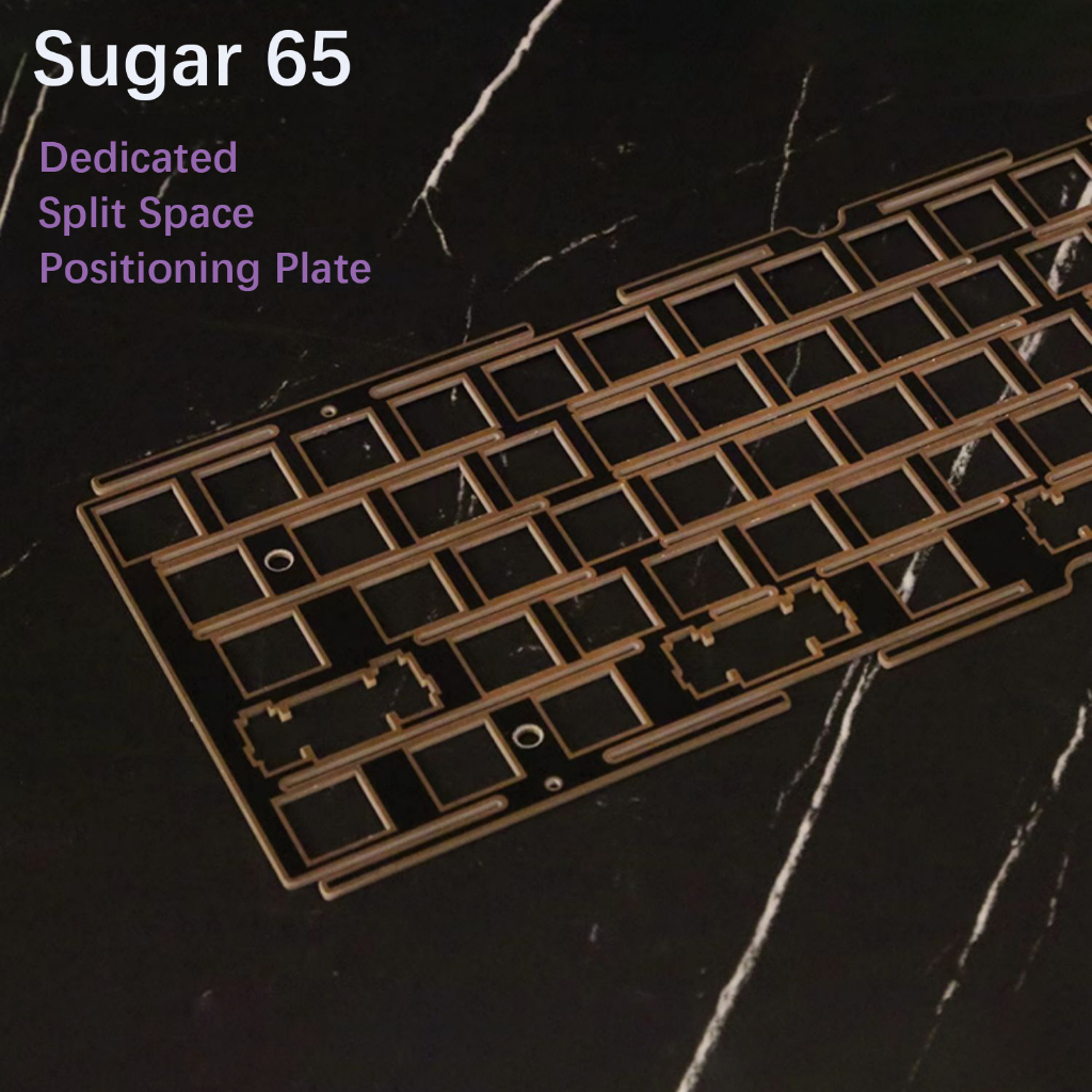 LW WEIKAV SUGAR65 68 Aluminum Alloy Keyboard Dedicated Split Space