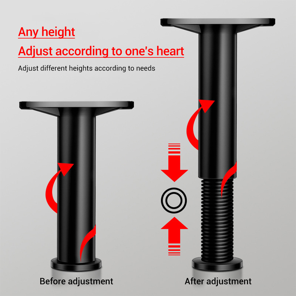 Telescopic Adjustable Bed Leg Beam Support Foot Reinforced Retractable Furniture Leg Sofa Bed